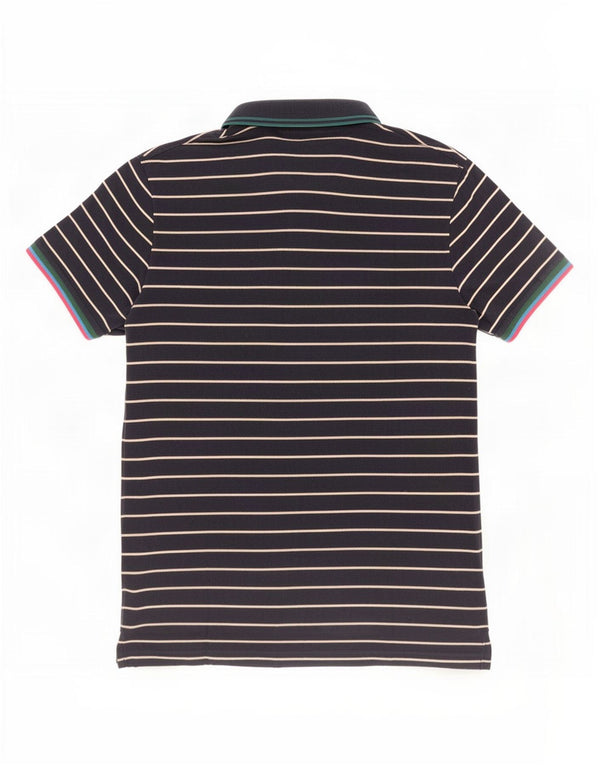 Fred Perry Polo para hombre 2XL Algodón a rayas azul marino