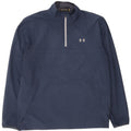 Under Armour Hombre Jersey Chándal Top Chaqueta Grande Poliéster Azul Marino