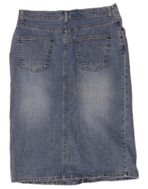 Oasis Falda Vaquera para Mujer UK 12 Medium W30 Azul