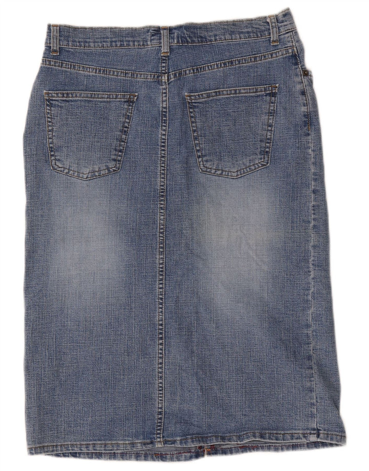 Oasis Falda Vaquera para Mujer UK 12 Medium W30 Azul
