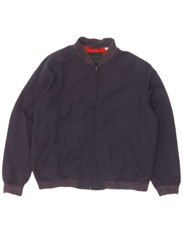 Levi's Chaqueta Bomber para Hombre UK 42 XL Poliamida Azul Marino
