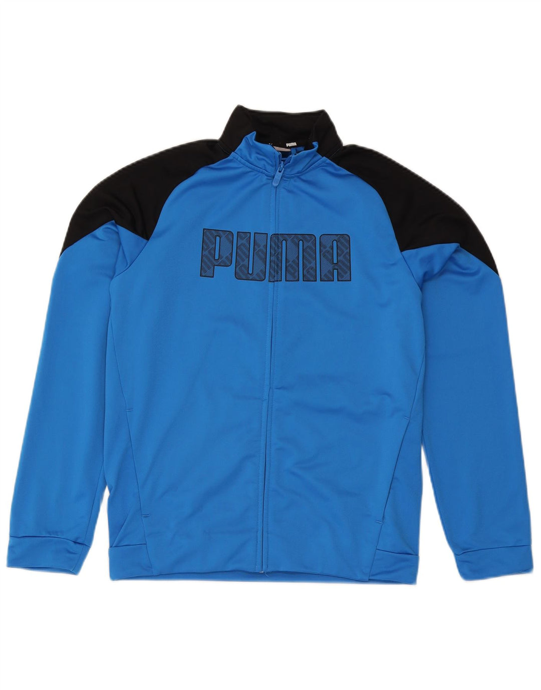 Puma - Chaqueta de chándal con gráfico para niños, 15-16 años, color azul