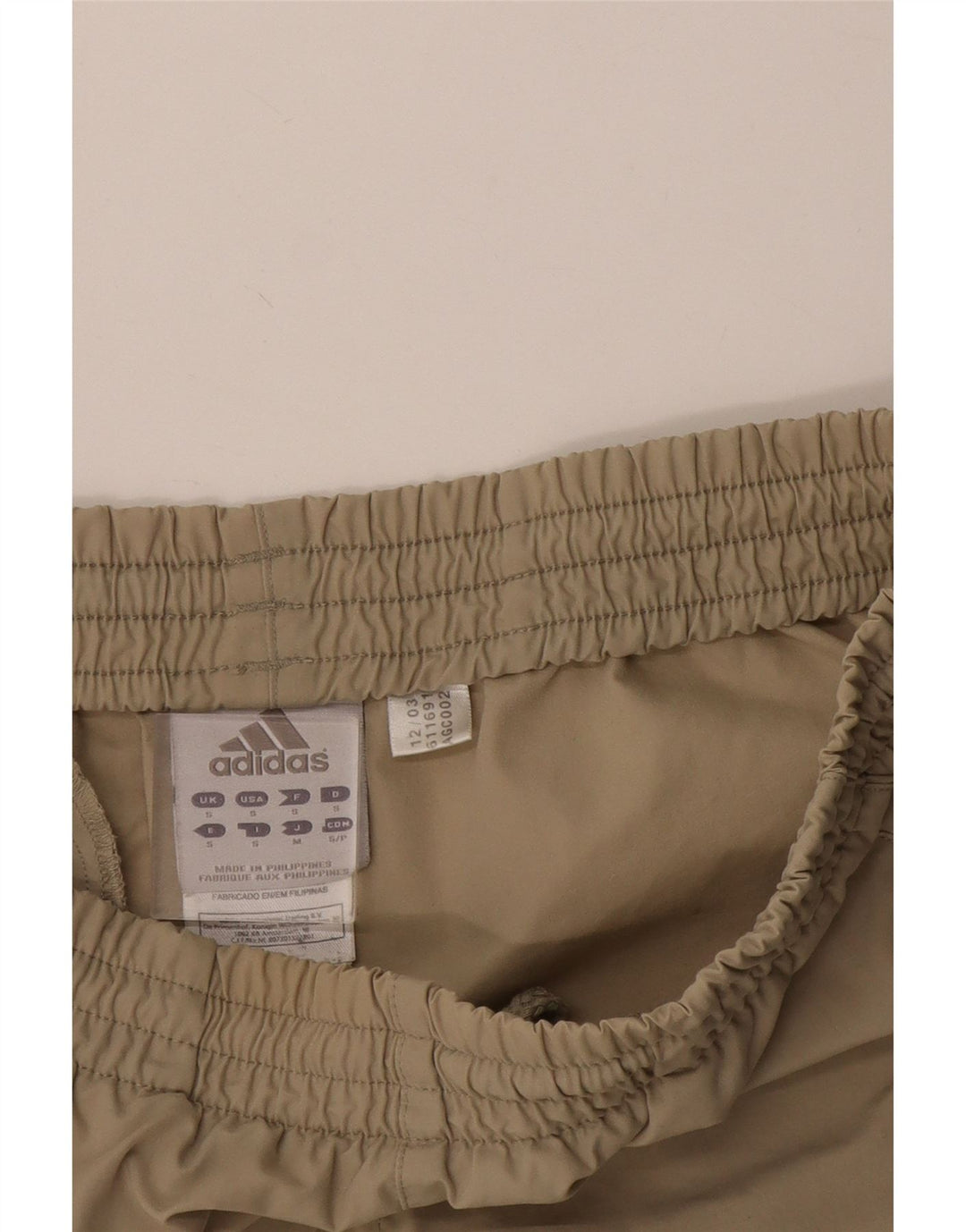 Adidas Hombre Pantalones De Chándal Pequeño Caqui Poliéster