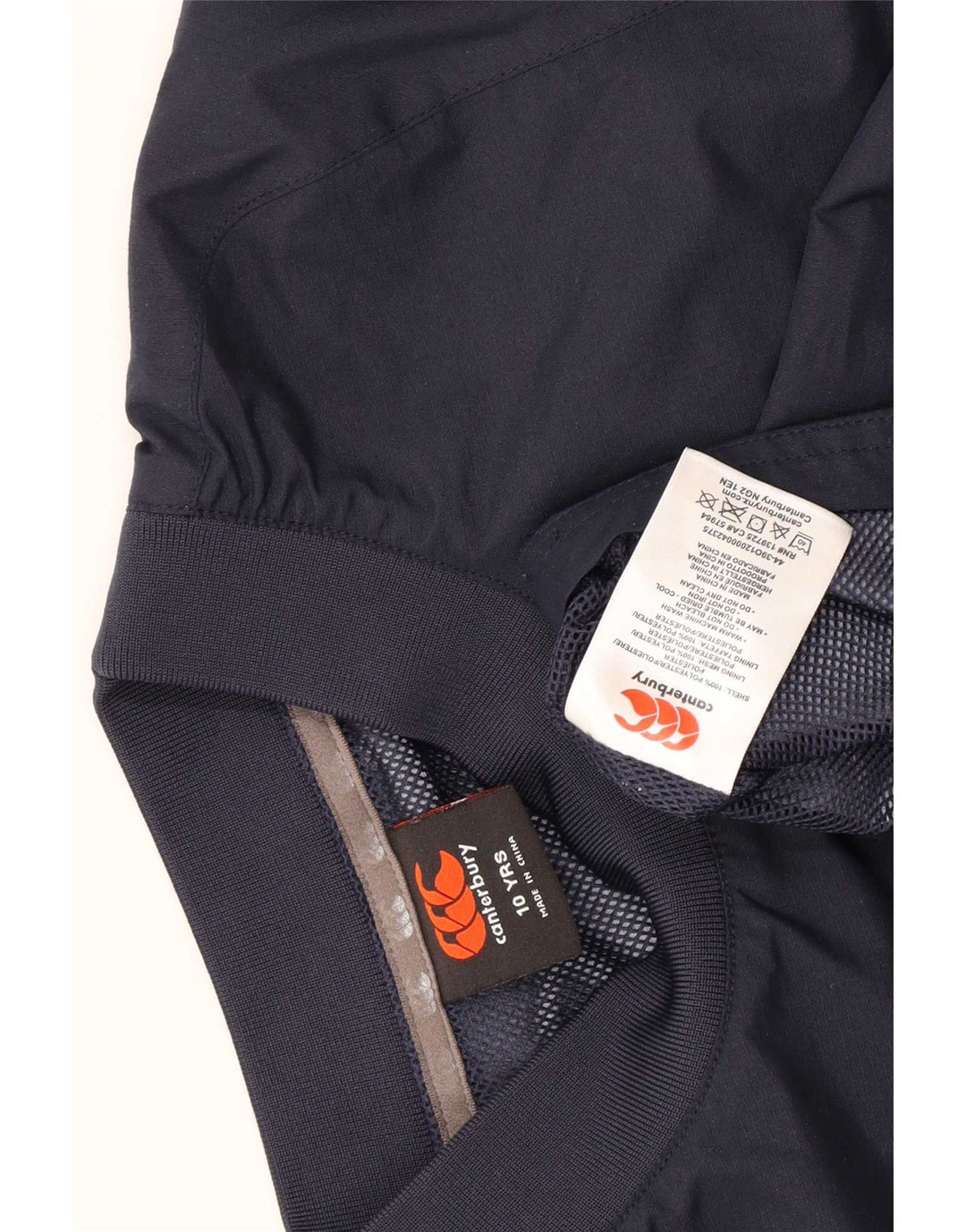 Canterbury - Chaqueta de chándal para niño, color azul marino, 9-10 años