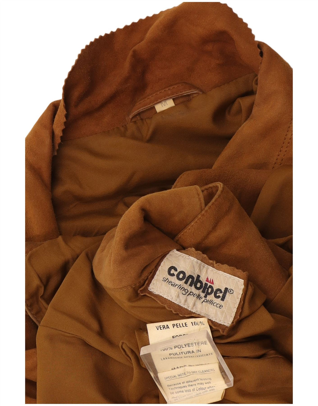 Conbipel Chaqueta tipo blazer de ante con 3 botones para mujer UK 44 Cuero marrón medio