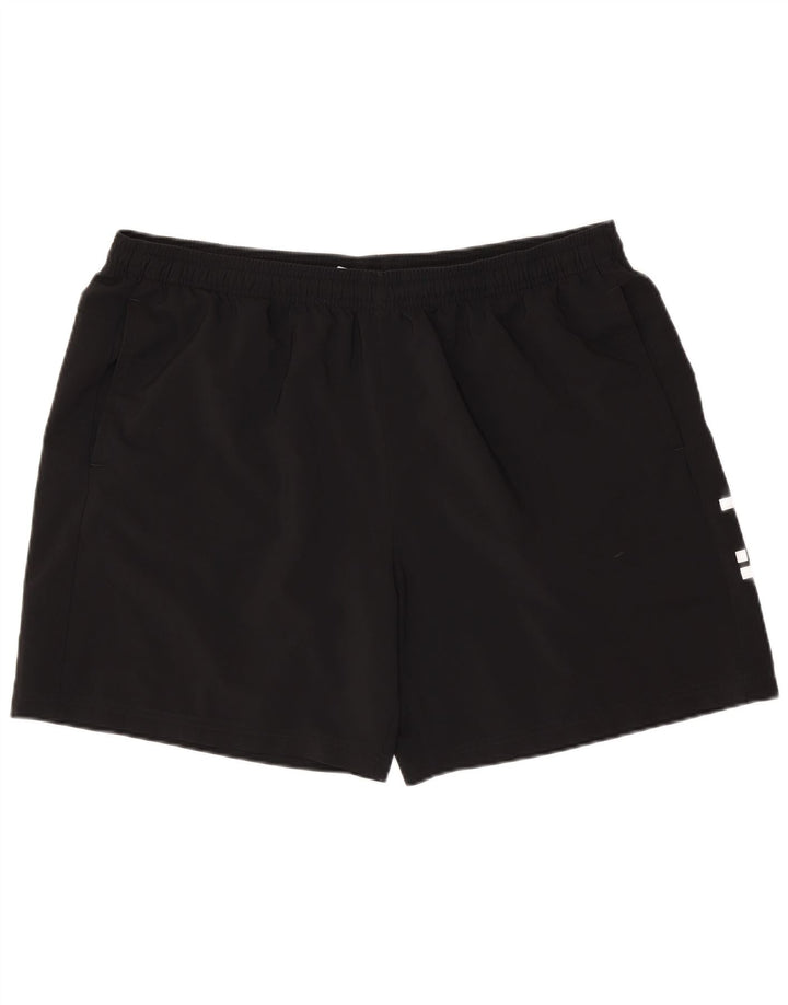 ADIDAS Pantalones cortos deportivos gráficos para hombre 2XL Poliéster negro