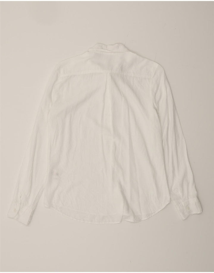 Camisa para mujer Dack's UK 44 Medium White Modal