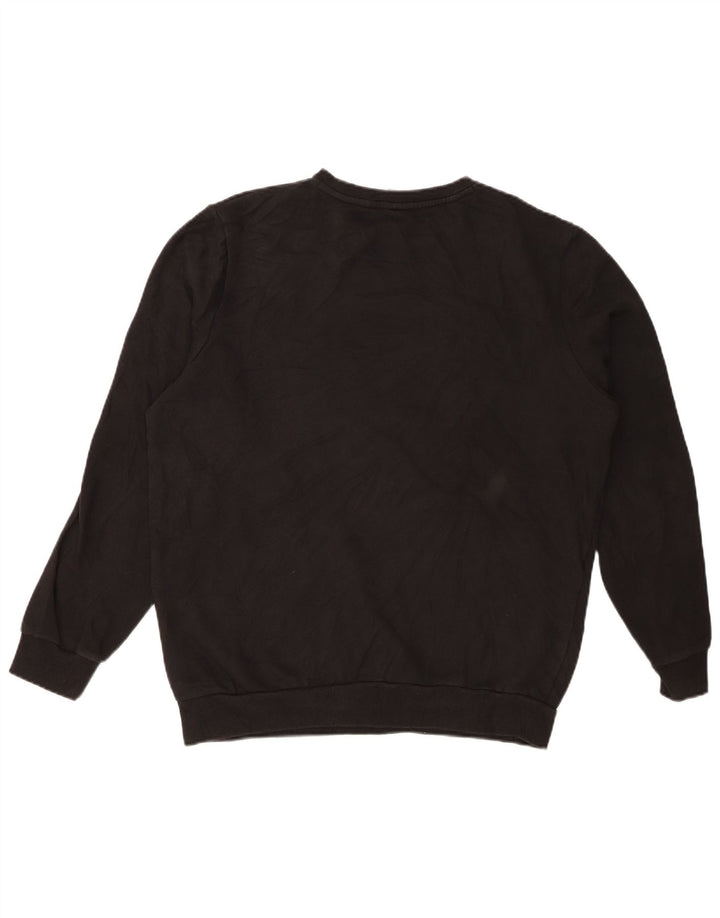 PUMA Sudadera con gráfico para hombre Jumper Medium Black Cotton