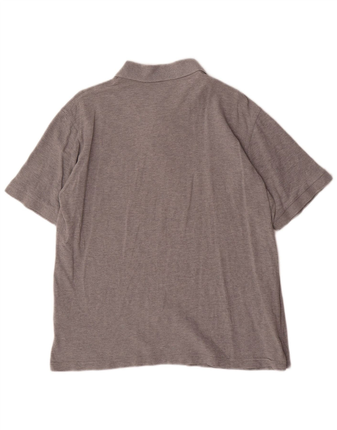 DOCKERS Polo Caqui Para Hombre Algodón Moteado Gris Medio