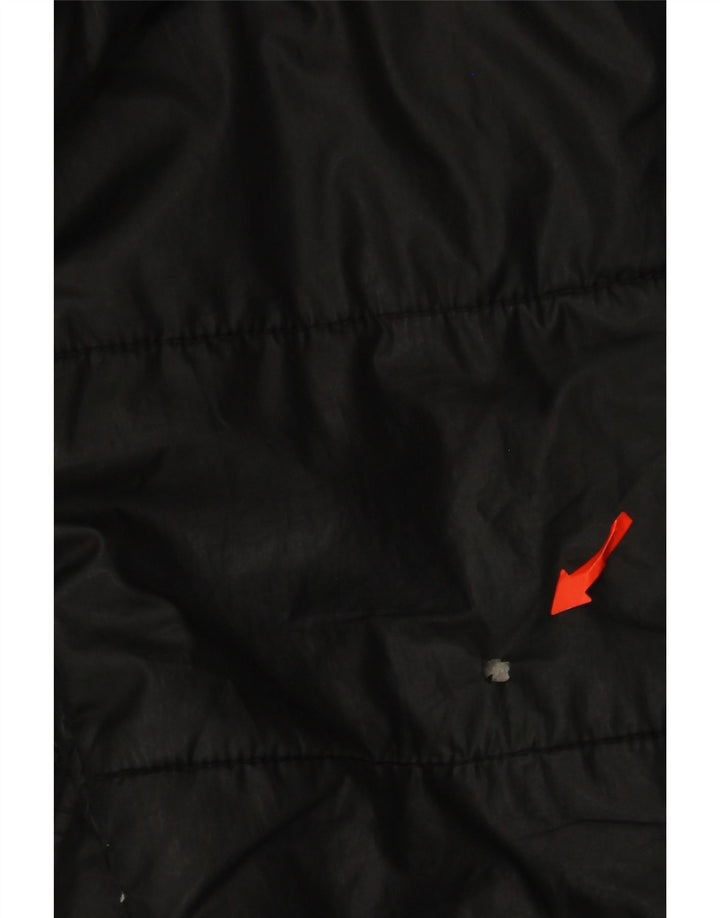 Nike Chaqueta acolchada extragrande Therma-Fit para mujer UK 10 Small Poliéster negro