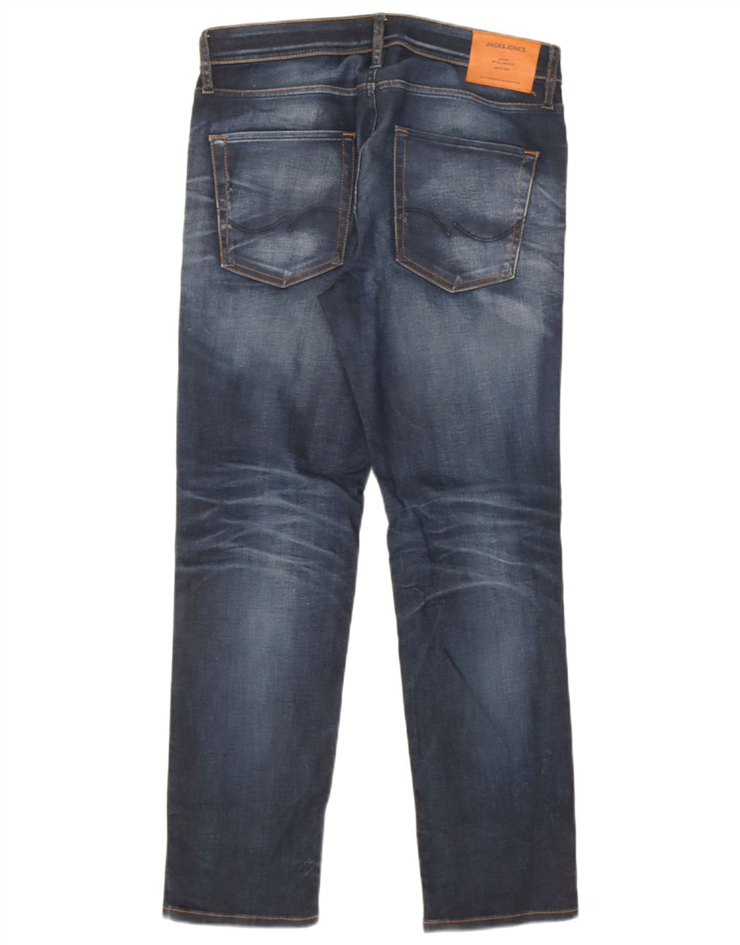 Jack & Jones Hombre Tim Slim Jeans Rectos W33 L30 Azul Marino