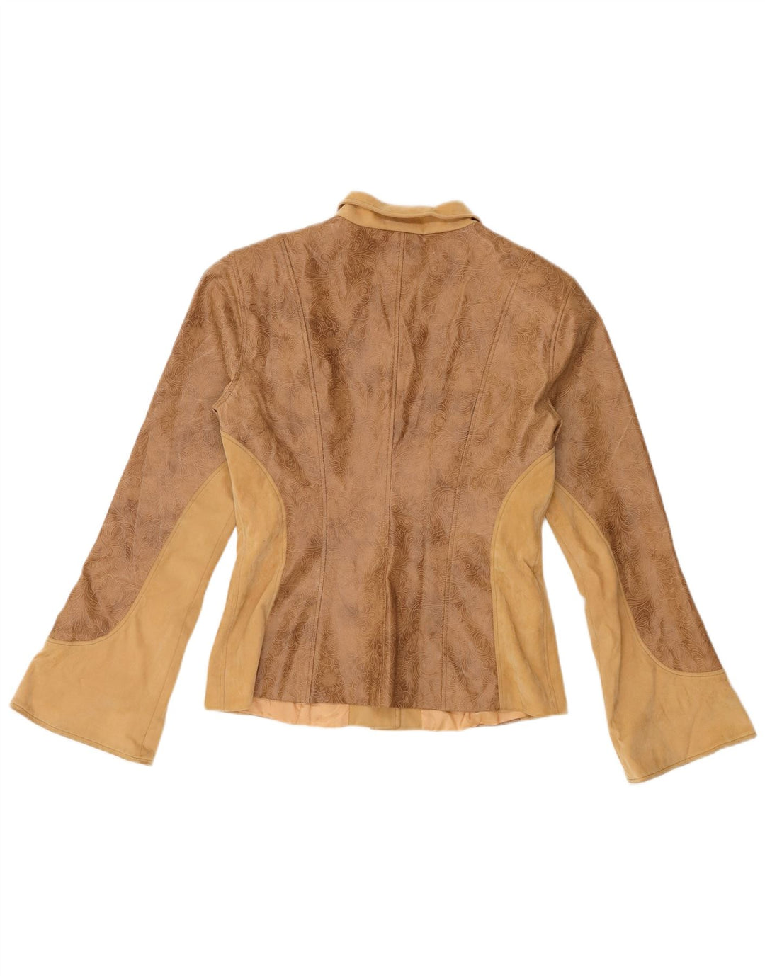 Chaqueta de cuero para mujer Leopard IT 46 Large Brown Floral