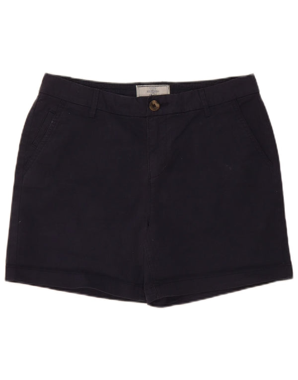 Pantalones cortos chinos para mujer Fat Face UK 10 Small W30 Azul marino Algodón
