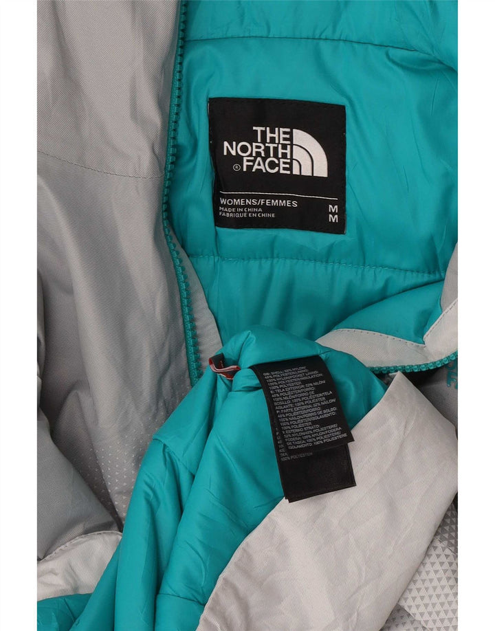 Chaqueta impermeable con capucha para mujer The North Face UK 44 Gris medio Colorblock