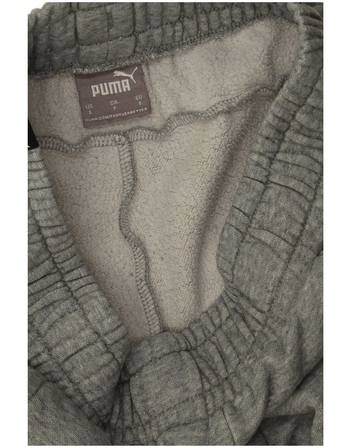 Puma Pantalones De Chándal Para Hombre Joggers Small Gris Moteado De Algodón