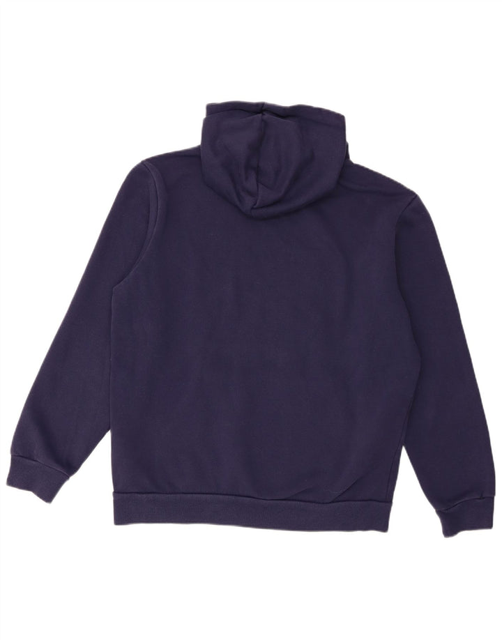 Puma Hombre Sudadera Con Capucha Gráfica Jersey De Algodón Azul Marino Mediano