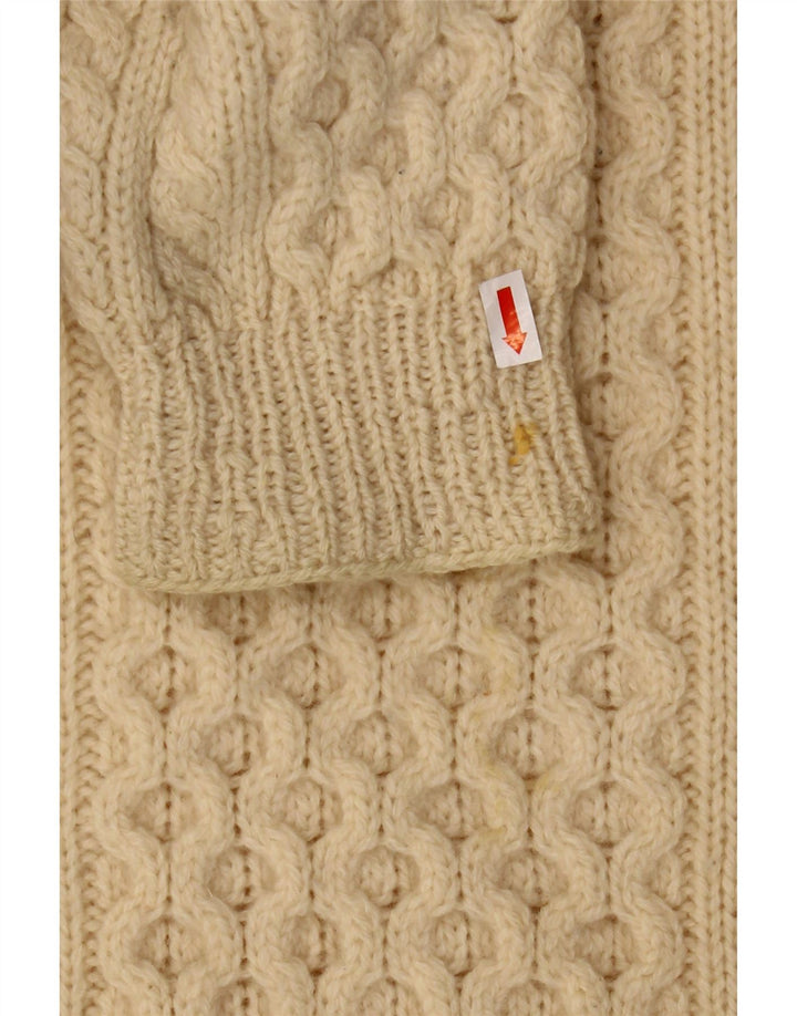 REPLAY Jersey de cuello redondo para hombre XL de lana blanca