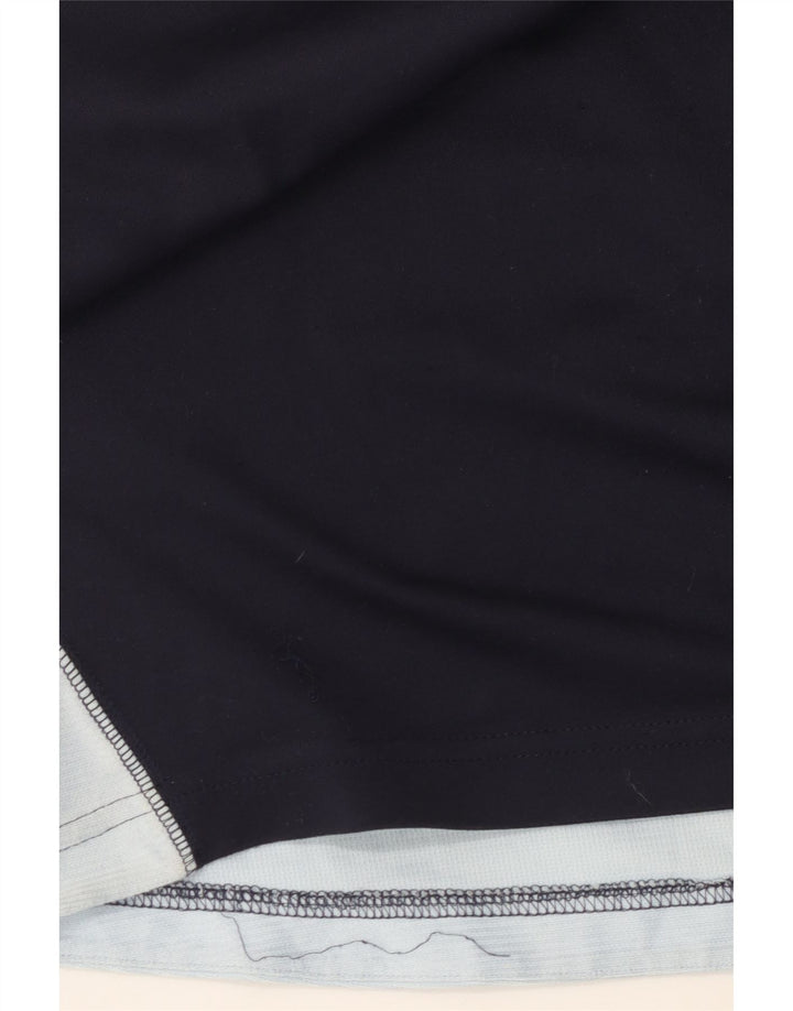 Adidas Hombre Chaleco Top Medio Azul Marino Colorblock Poliéster