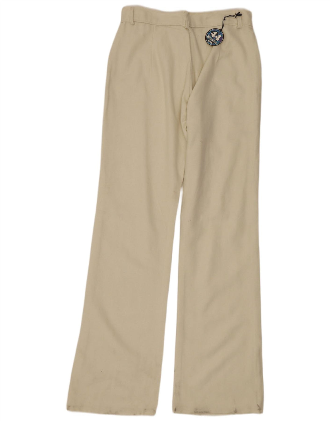 VINTAGE Pantalones casuales con corte de bota para mujer W30 L34 Beige