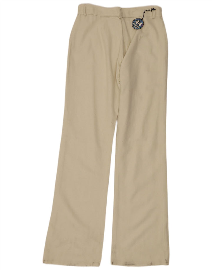 VINTAGE Pantalones casuales con corte de bota para mujer W30 L34 Beige