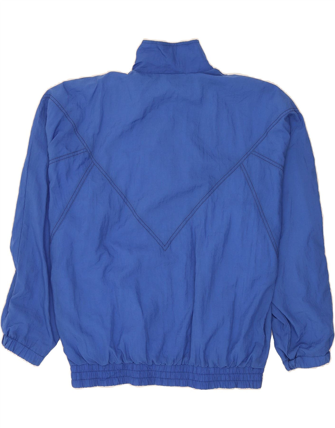 VICTORY Mens Loose Fit Tracksuit Top Jacket Small Blue Polyamide Vintage Victory and Second-Hand Victory from Messina Hembry 