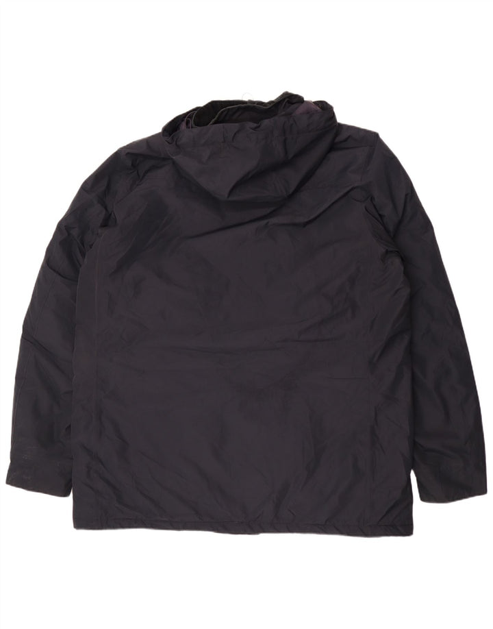 Barbour Abrigo cortavientos con capucha para hombre UK 44 2XL Poliéster azul marino
