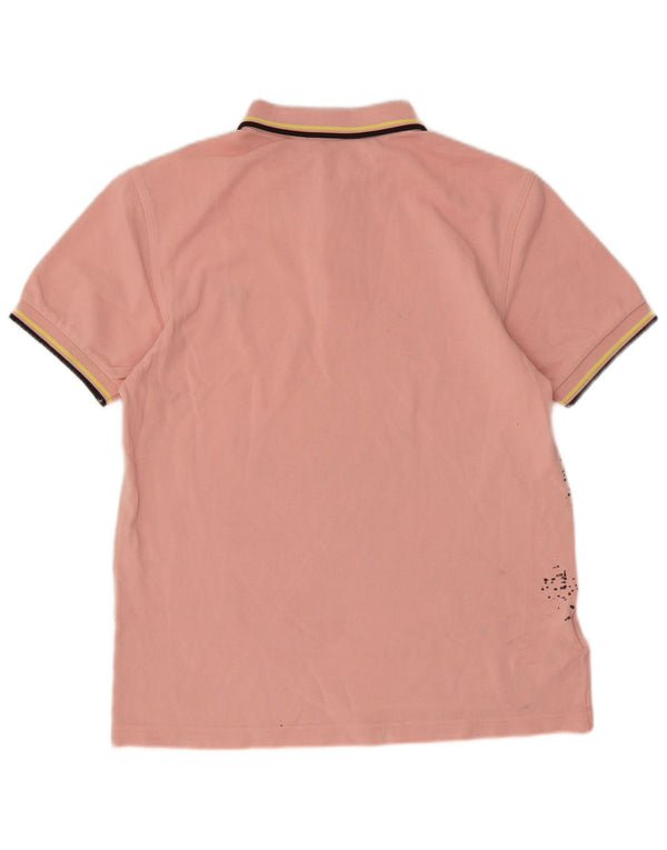 Polo Fred Perry Para Hombre Algodón Tie Dye Rosa Pequeño