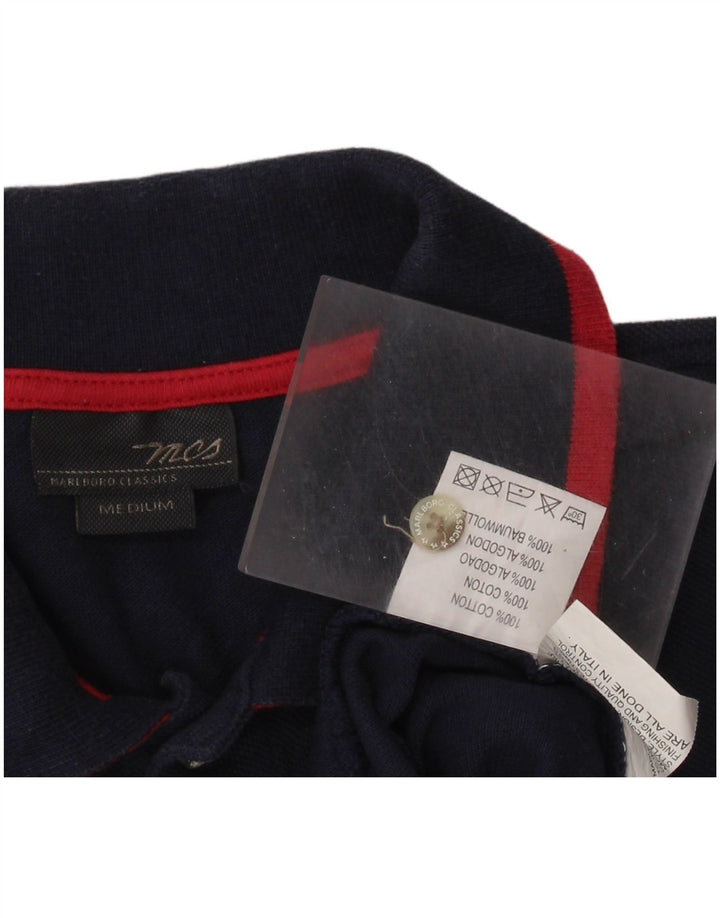 MARLBORO CLASSICS Polo Hombre Algodón Azul Marino Medio