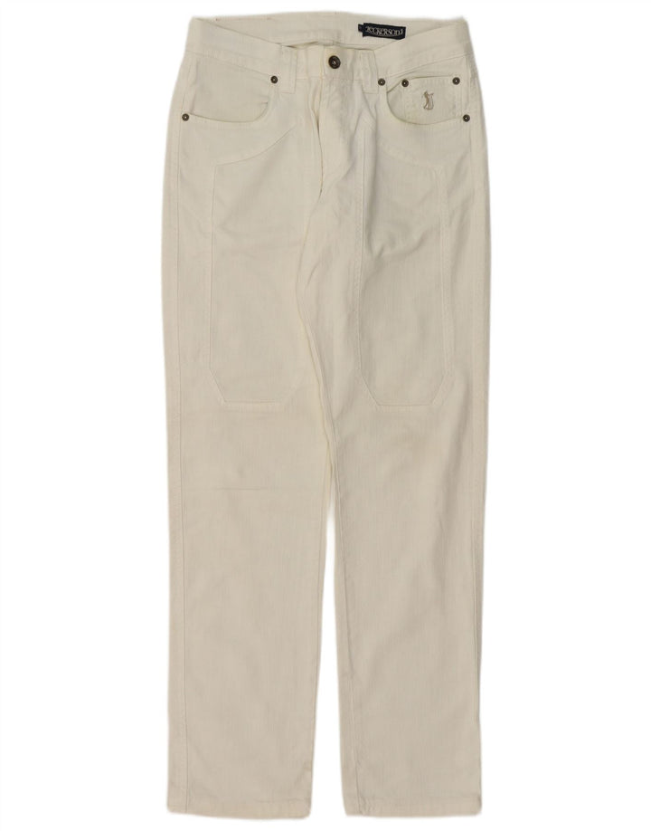 JECKERSON Vaqueros rectos para hombre W32 L32 Algodón blanco