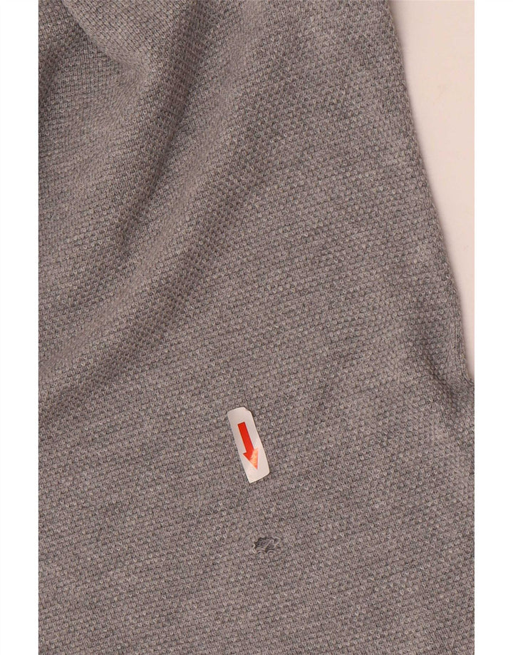 Fred Mello Jersey Con Cuello En V Para Hombre Gris Medio