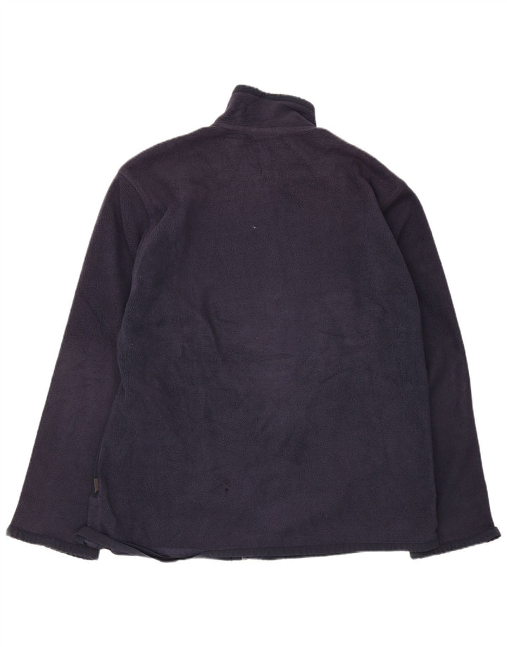 Adidas Chaqueta polar para hombre UK 42/44 Large Azul marino Poliéster