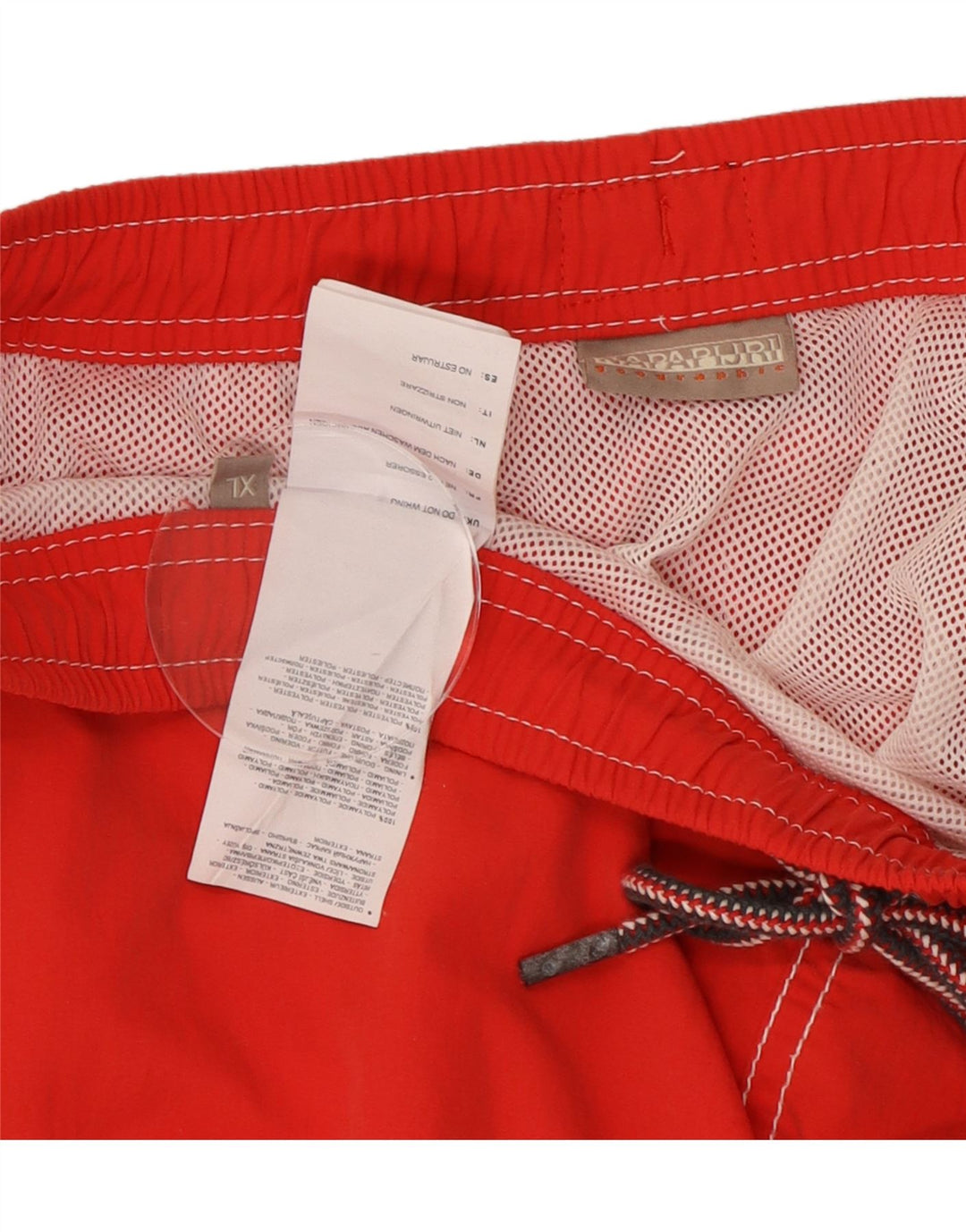 NAPAPIJRI Bañador con estampado gráfico para hombre XL Rojo Colorblock Poliéster