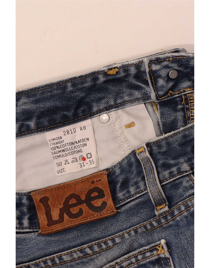 Vaqueros rectos Lee para hombre W31 L35 Algodón azul