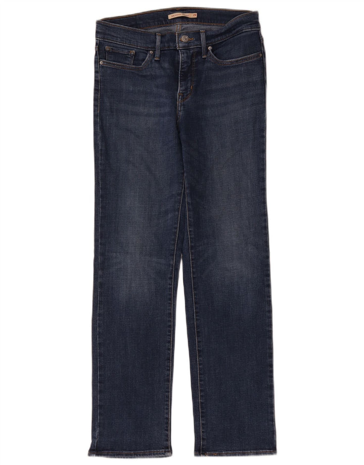 Vaqueros Levi's Mujer 314 Shaping Straight W29 L30 Algodón Azul