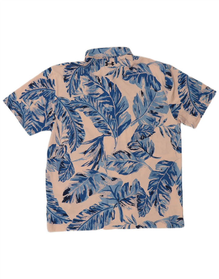 Polo Puma Para Hombre Poliéster Floral Rosa Grande