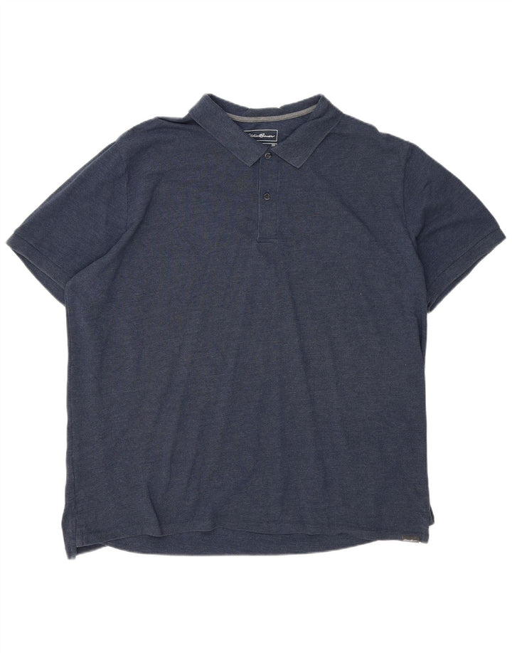 Eddie Bauer Polo para hombre 2XL Azul marino Algodón