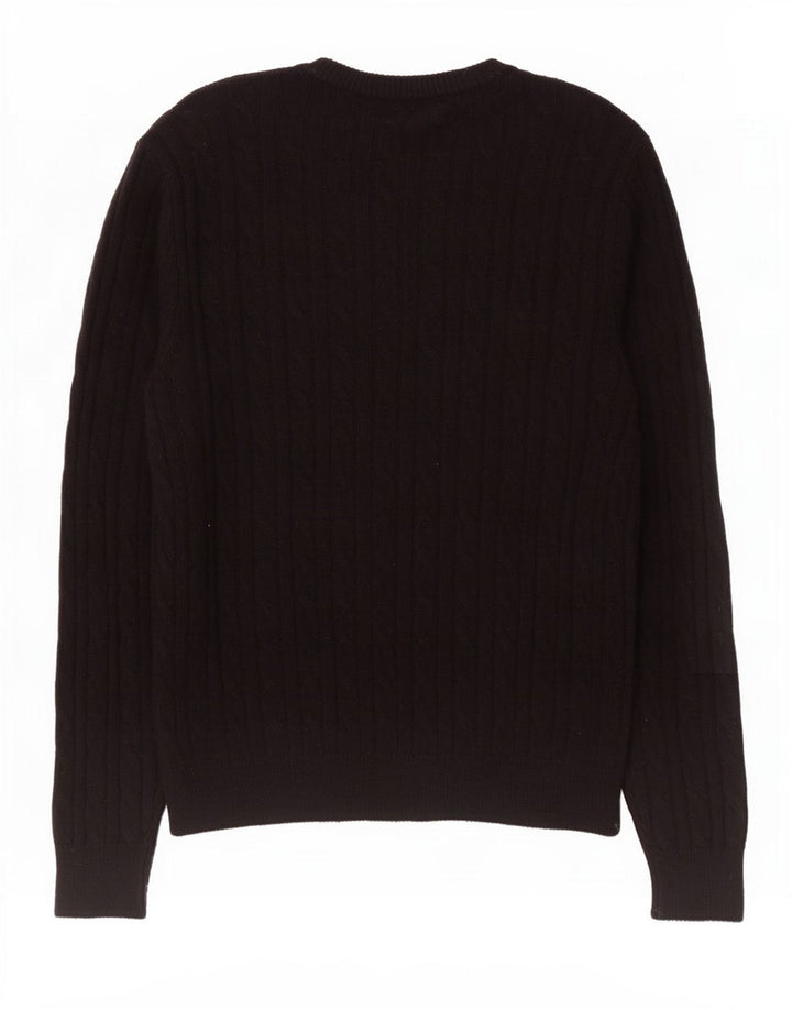 Jack Wills Jersey Con Cuello Barco Para Hombre Nylon Negro Mediano