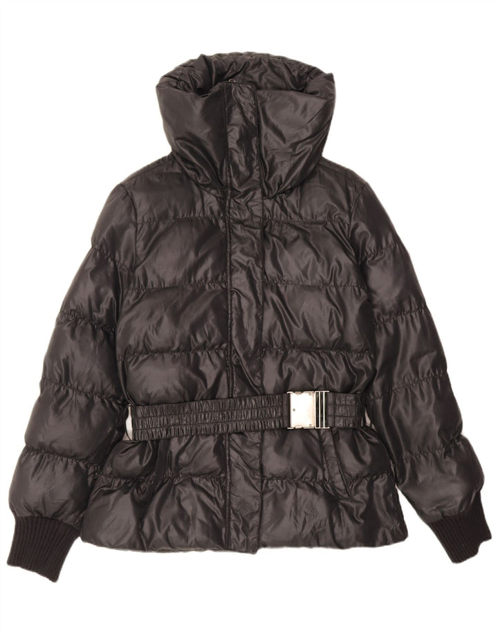 Chaqueta Acolchada Mujer Sisley IT 44 Mediana Negro Poliéster