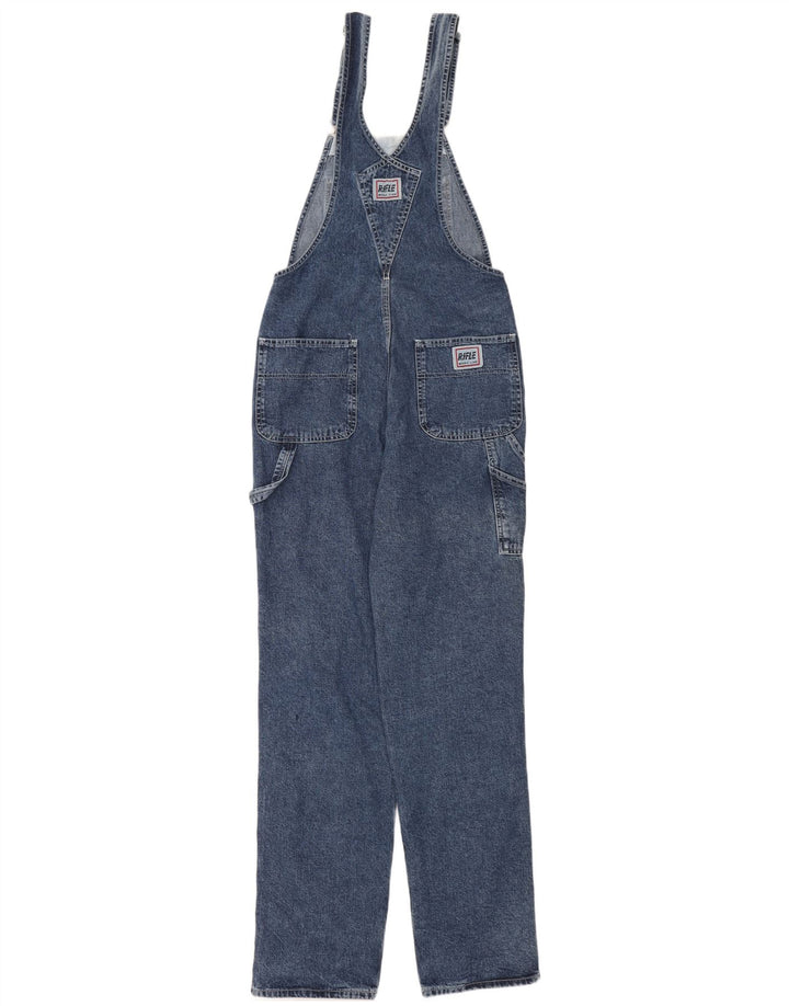 Rifle Jeans tipo peto cargo para hombre W28 L34 Algodón azul