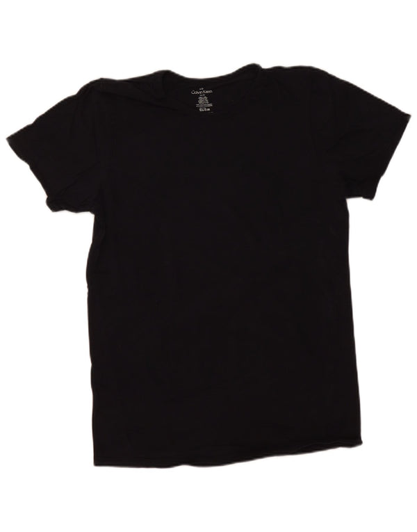 CALVIN KLEIN Camiseta ajustada para hombre Top Small Black Cotton