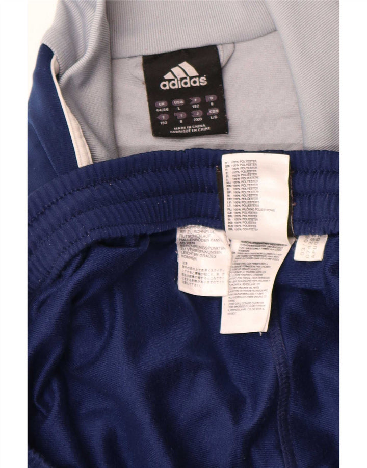 Adidas Chándal completo para hombre UK 44/46 Large Azul marino Colorblock Poliéster