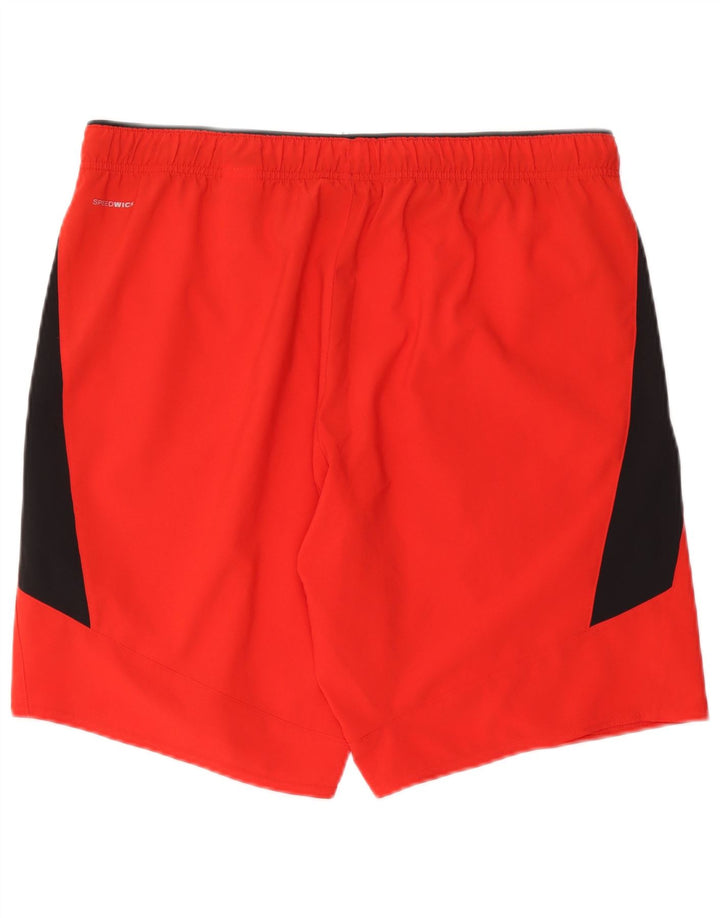REEBOK Pantalones cortos deportivos para hombre Large Red Colourblock Poliéster