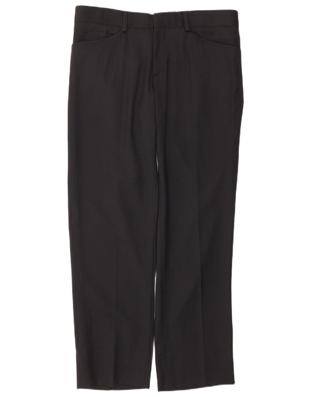 DOLCE & GABBANA Traje de 2 piezas para hombre IT 50 Large W36 L31 Lana virgen negra