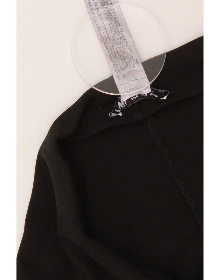 Zara Mujer Leggings UK 8 Pequeño Poliéster Negro