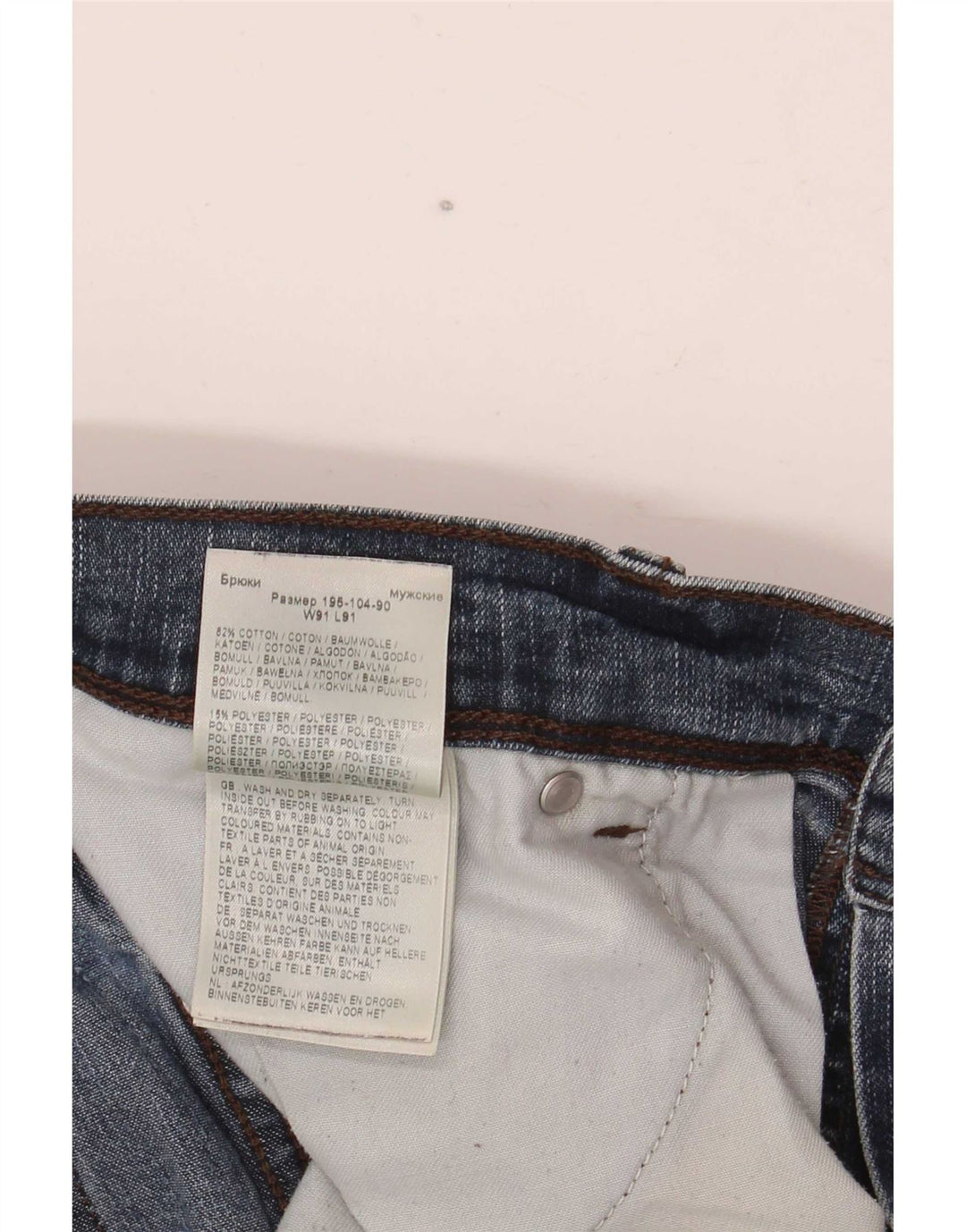 Wrangler Vaqueros Rectos Texas Para Hombre W36 L36 Algodón Azul