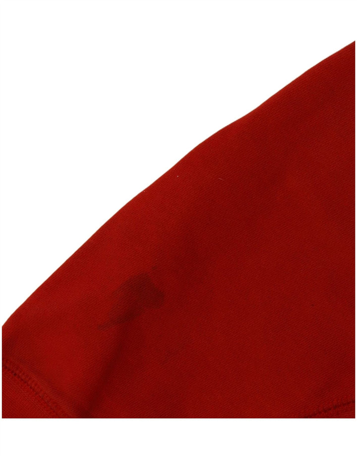 Nike Hombre Sudadera Gráfica Jersey Pequeño Algodón Rojo