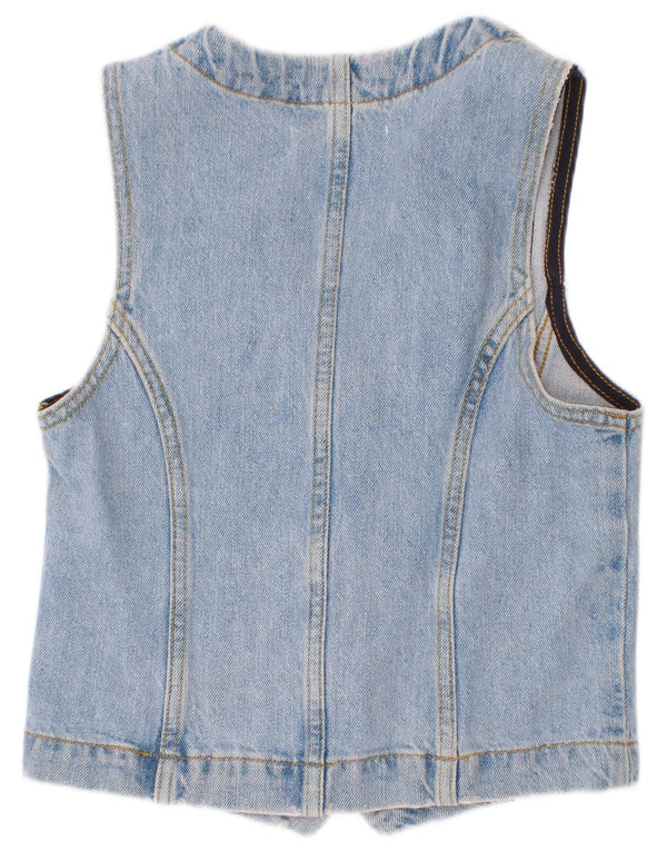 Zara Chaleco Niña Denim 9-10 Años Azul