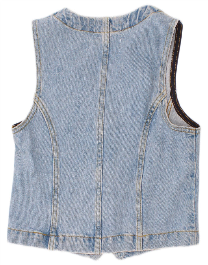 Zara Chaleco Niña Denim 9-10 Años Azul