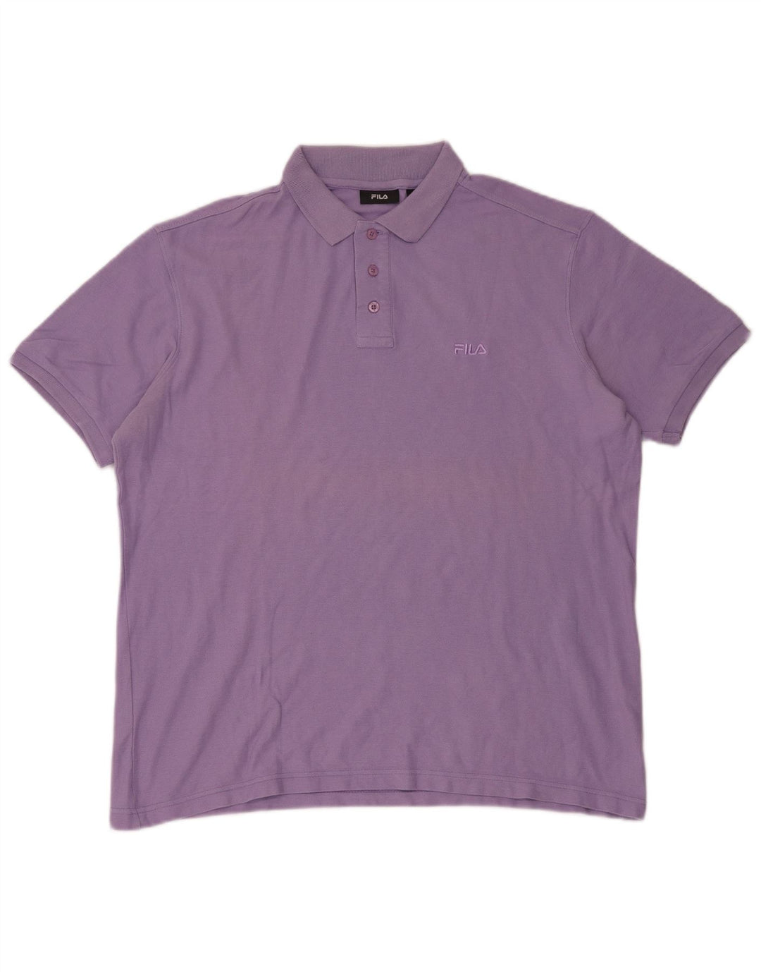 FILA Polo Hombre XL Algodón Morado