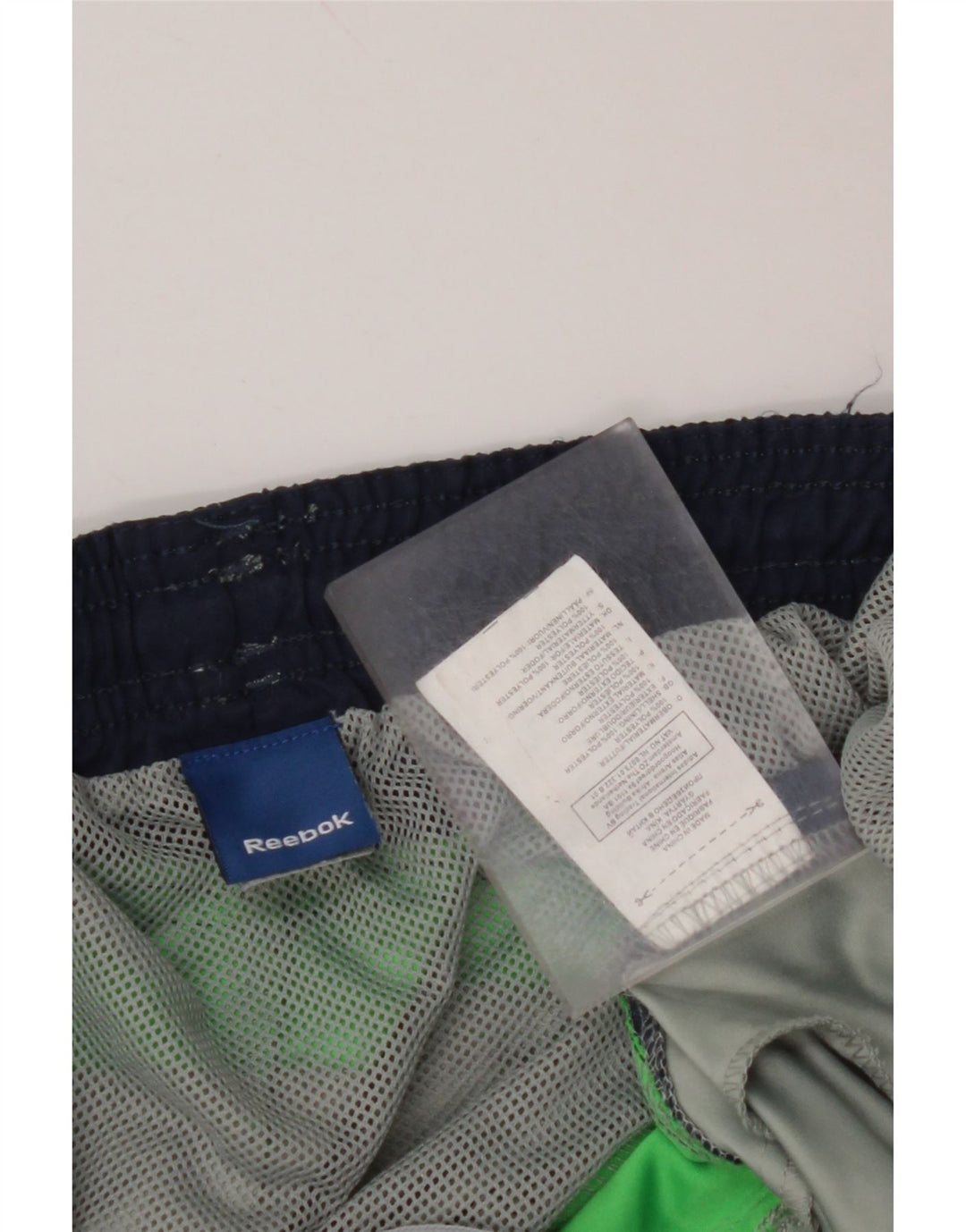 REEBOK Bañador Hombre XL Verde Colorblock Poliéster